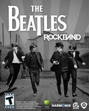 The Beatles Rock Band box art