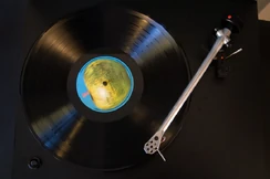 Eine Beatles-Schallplatte