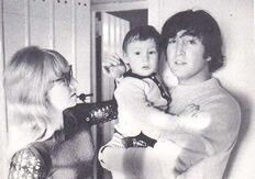 John, Cynthia and Julian