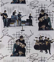 Beatles wallpaper pattern