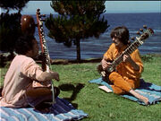 Ravi Shankar and George Harrison
