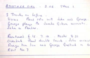 Contrary to popular belief, it was George who played acoustic guitar, not John. We know this thanks to handwritten notes by George Martin.
