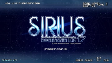Beatmania IIDX 17 SIRIUS | Beatmania Wiki | Fandom