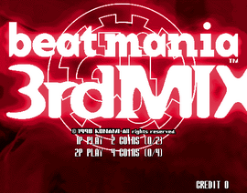 beatmania 3rd MIX B1 アーケード ポスター beatmania 3rd MIX B1版非売品ポスター
