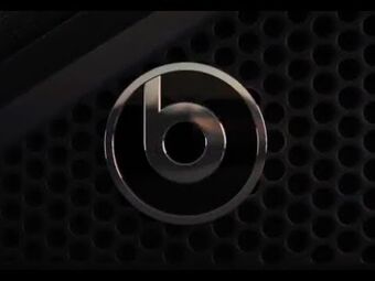 beats logo wallpaper white