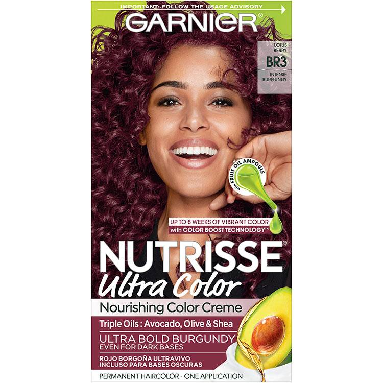 Garnier Nutrisse Ultra Color Nourishing Color Creme Intense Burgundy Br3 Lotus Berry Beauty Lifestyle Wiki Fandom