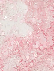 Confetti— 3-D particles of various shapes and sizes.