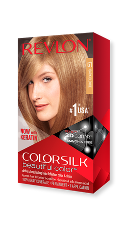 Revlon Colorsilk Hair Color 51 Light Brown  Beauty Pouch