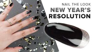 OPI DIY New Year's Eve Nails with Glitter