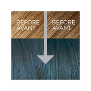 L'Oréal Feria Dye Chart Sample: Dark Blonde / Light Brown.