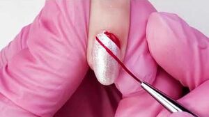 OPI Shine Bright CON NL Look 3 Candy Cane Bling v03