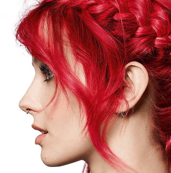 Bright red hair dye permanent top