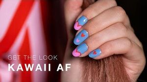 DIY Nail Art Tutorial Kawaii AF OPI Tokyo