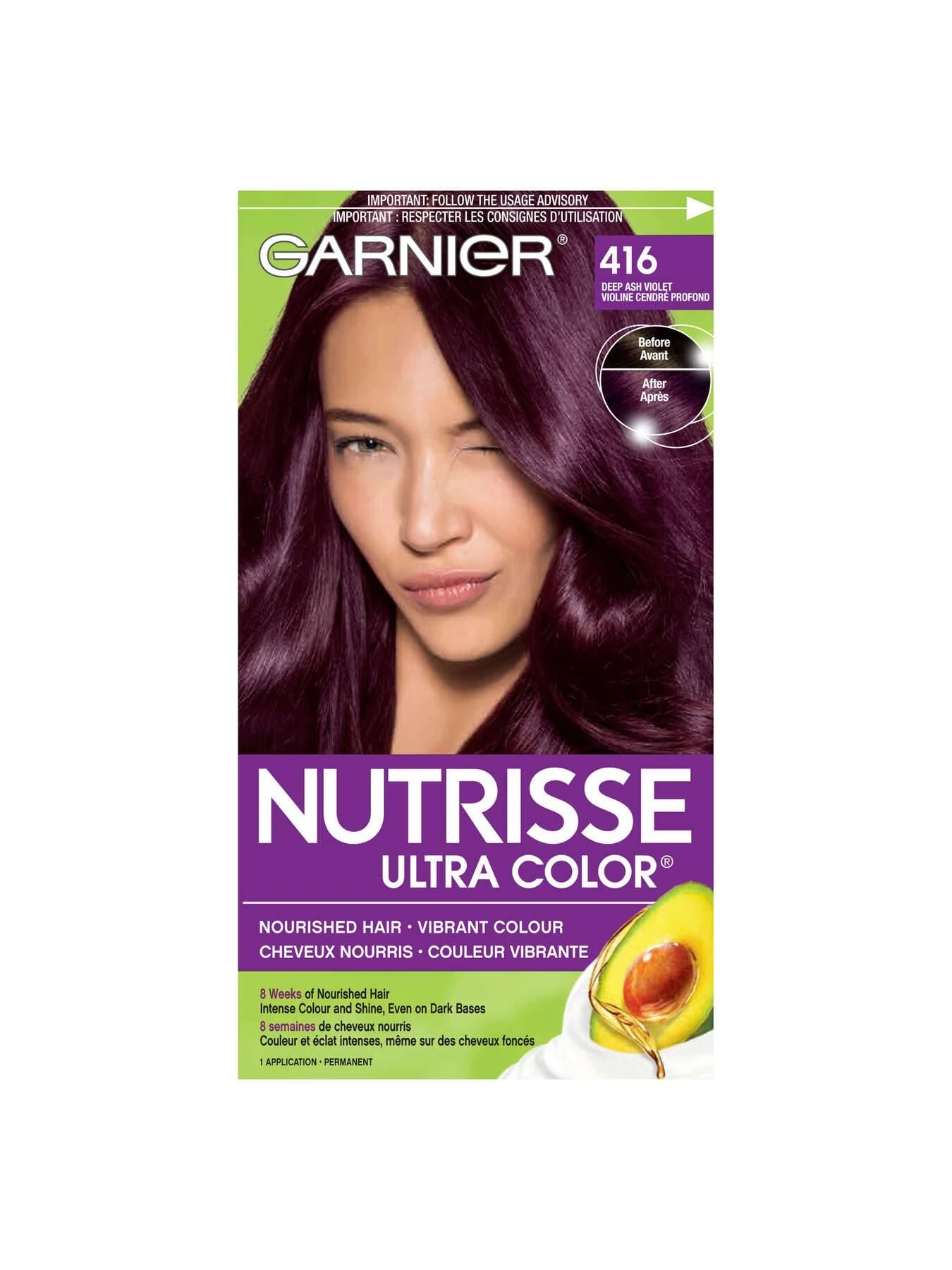 Garnier:Nutrisse Ultra Color Deep Ash Violet 416 | Beauty Lifestyle Wiki |  Fandom