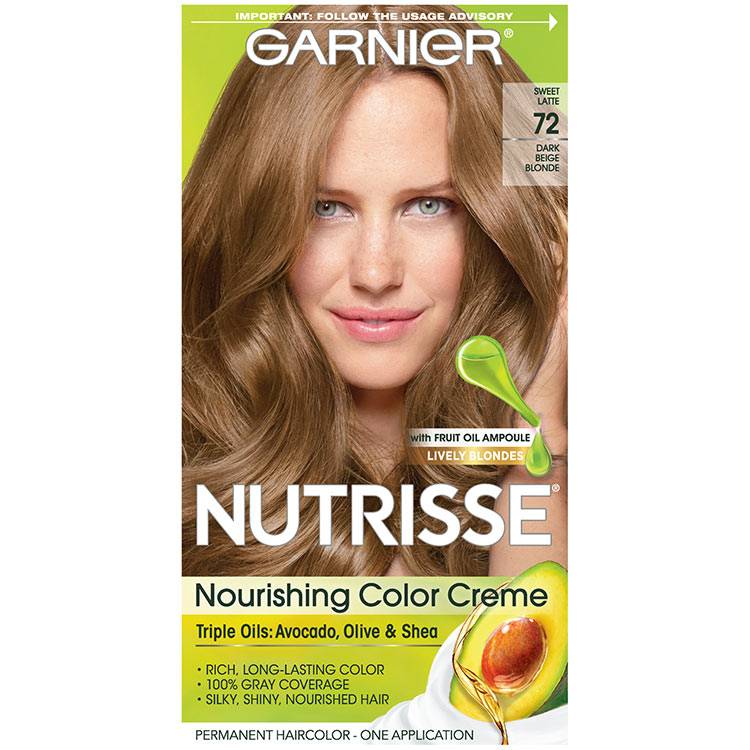 Garnier:Nutrisse Nourishing Color Creme Dark Beige Blonde 72 (Sweet ...