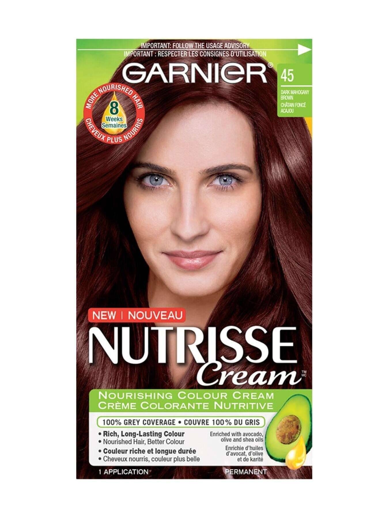 Garnier:Nutrisse Cream Dark Mahogany Brown 45 | Beauty Lifestyle Wiki ...
