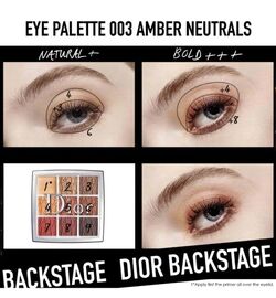 Dior amber top eyeshadow