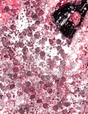 Glitter— 3-D sparkle.
