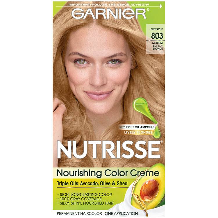 Garnier:Nutrisse Nourishing Color Creme Medium Buttery Blonde 803 ...