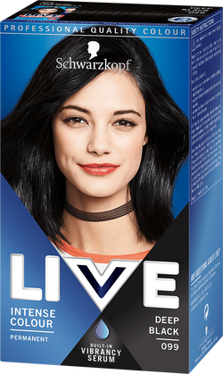 099 DEEP BLACK Hair Dye by LIVE