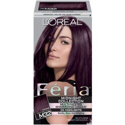 black violet hair color feria