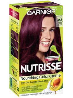 Garnier:Nutrisse Nourishing Color Creme Darkest Berry Burgundy 362  (Raspberry Jam) | Beauty Lifestyle Wiki | Fandom