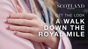 Pro Nail Art Tutorial with GelColor "A Walk Down The Royal Mile"