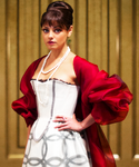 Her in her dress robes