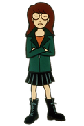 Daria in her series; her more recognizable look