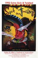 A 1992 flyer for Spike and Mike's Sick and Twisted Festival of Animation