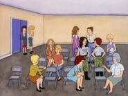 Librarian's cameo in “Womyn“.