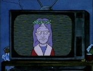 As the ghost of Christmas present in Huh-Huh-Humbug