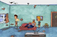 Beavis and Butt-Head's house in Virtual Stupidity