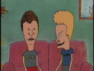 Beavis wearing the Slayer shirt.
