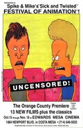 Another 1992 flyer for Spike and Mike's Sick and Twisted Festival of Animation