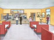 Register/dining area in Bathroom Break