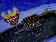 Burger World at Christmas