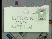 Title card from Letters to Santa Butt-head