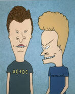 Beavis and Butt-head's most famous laugh, identified from the show where they are in.