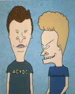 Beavis and Butt-Head's most famous laugh, identified from the show where they are in.