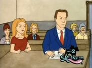 Librarian's cameo in “Sexual Harassment"