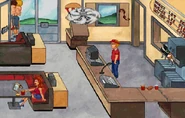 One of the rare times Burger World is shown with additional employees.