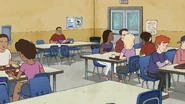 Sitting alone and reading manga in Braces