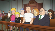 The Clark Cobb lookalike in Beavis and Butt-Head Do the Universe, seated between Mr. Van Driessen and Daria, and behind Principal McVicker.