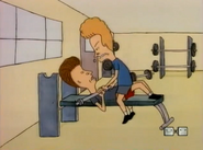 Beavis trying to help Butt-Head