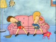 Beavis and Butt-Head sleeping on their couch #4