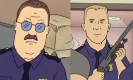 Two unnamed officers