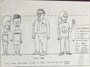 Model sheet for Wall of Youth