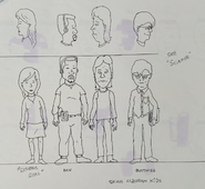 Early model sheet.