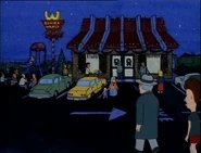 During Christmas in an alternate reality, complete with a playground.